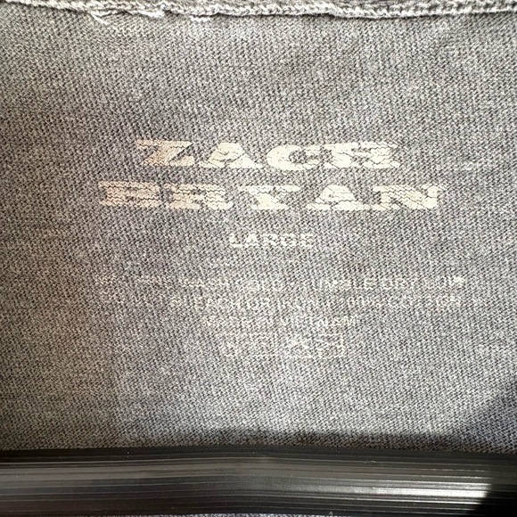 Zach Bryan Graphic Tee Vintage Wash Country Concert Shirt L - Picture 3 of 4